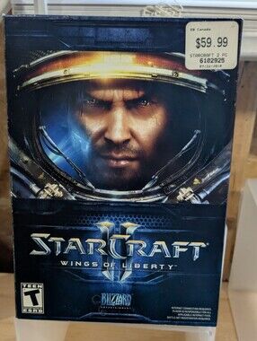 StarCraft 2 PC CDROM Video Game With Instructions Map And Bonus